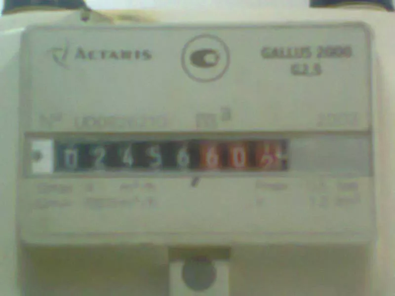 Счетчик газа Gallus 2000 G2, 5  2