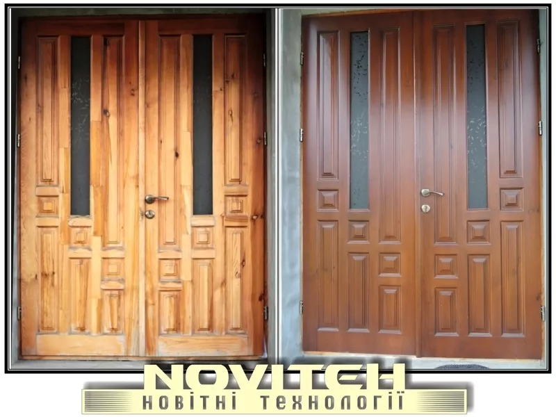 Реставрація дверей,  фарбування ремонт дверей меблів та інших виробів.